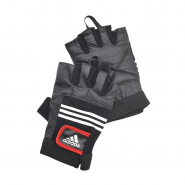 Тяжелоатлетические перчатки Adidas ADGB-12125 кожа - L-XL